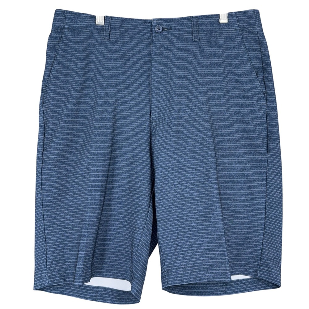 Bolle Mens‎ Blue Striped Performance Athleisure Golf Shorts Size 32